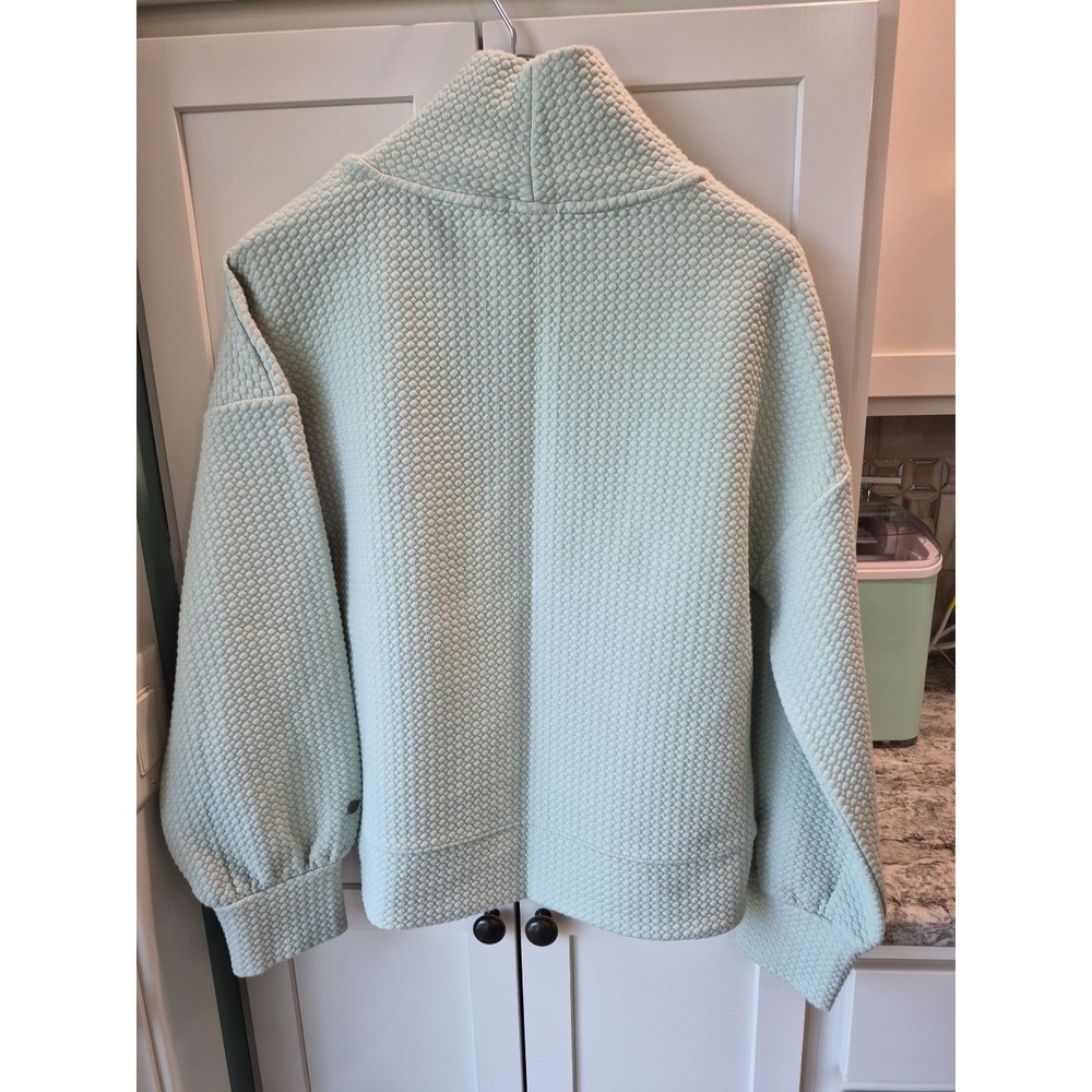 CALIA Textured Pullover Hoodie Sage Green Women's Sz S - Picture 6 of 7